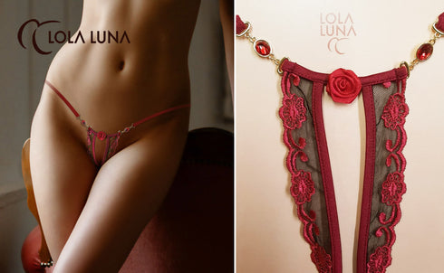 Rosalia Open string Open G-string - lolaluna.com
